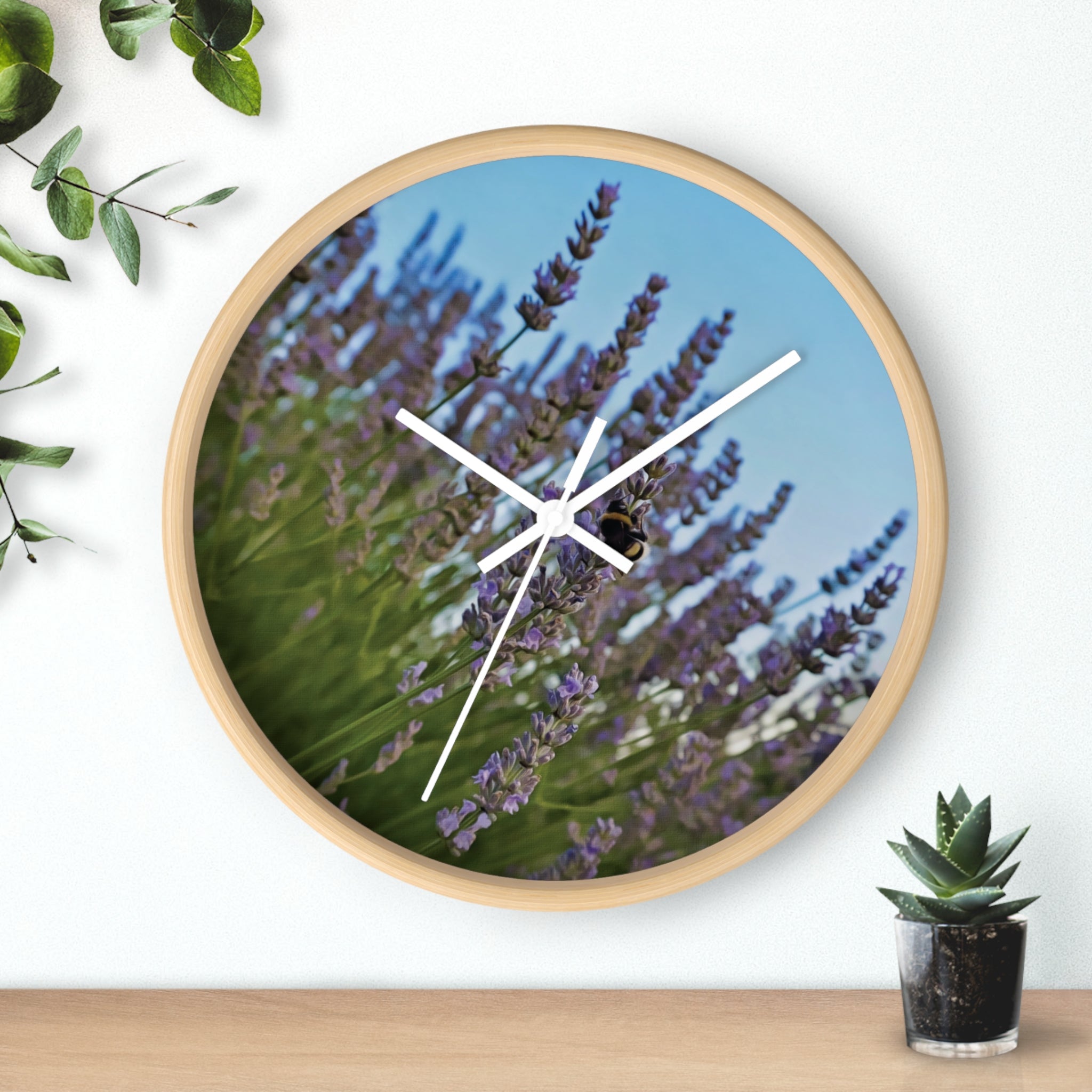 Wall Clocks with Wooden Frame  - Photography Art
