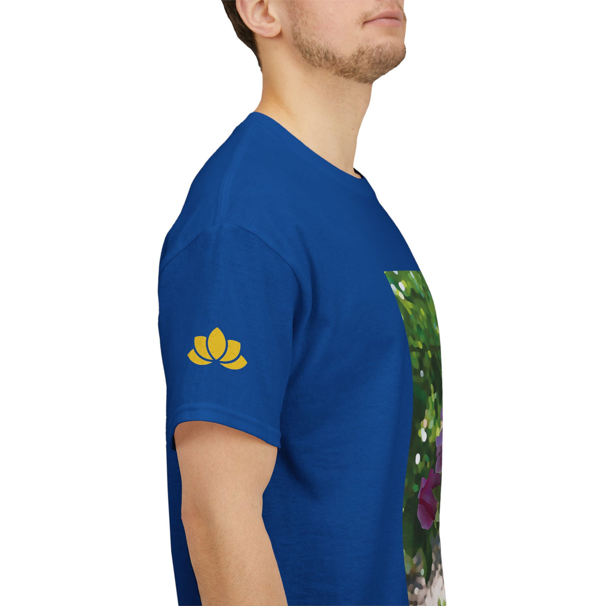 Unisex Heavy Cotton Tee - Flower of Rose, Small Bouquet