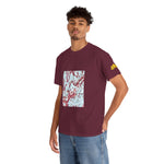 Unisex Heavy Cotton Tee - Poly Art - Apple's Tree Flower (Variant 4)