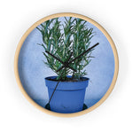 Wall Clock - Rosemary Plant