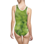 Swimsuit - Poly Art - Green Grass