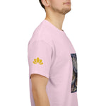 Unisex Heavy Cotton Tee - Poly Art - Wooden Trunks (Variant 2)