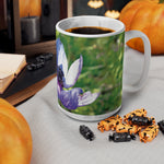 Ceramic White Cup 15oz - Flower of Anemone