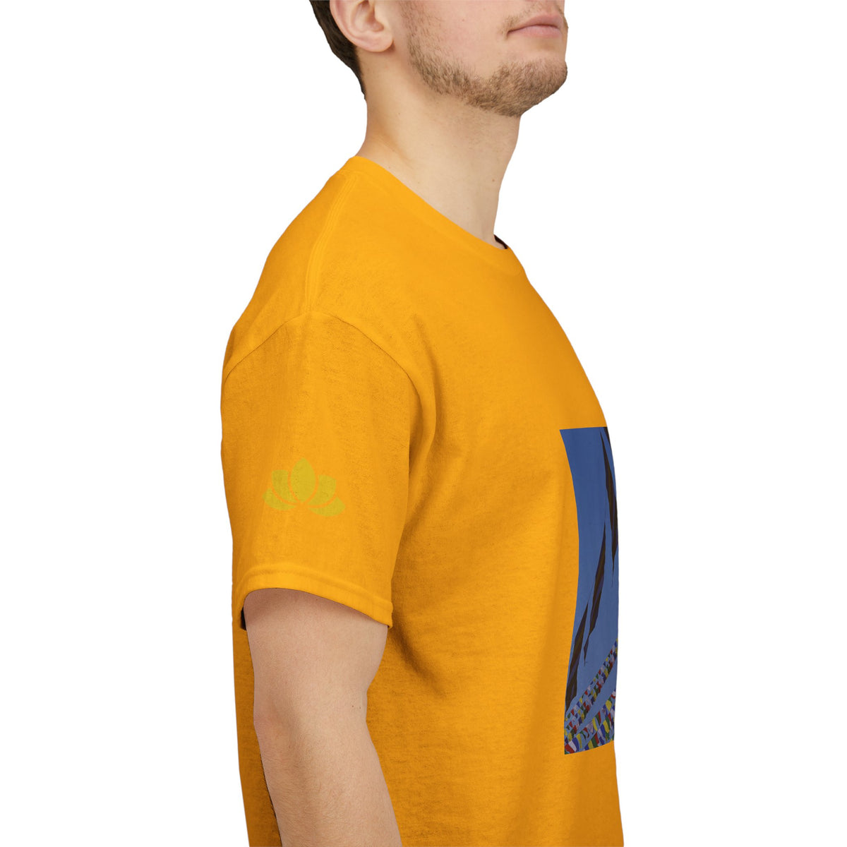 Unisex Heavy Cotton Tee - Nepal, Buddha's Eyes (Variant 2)
