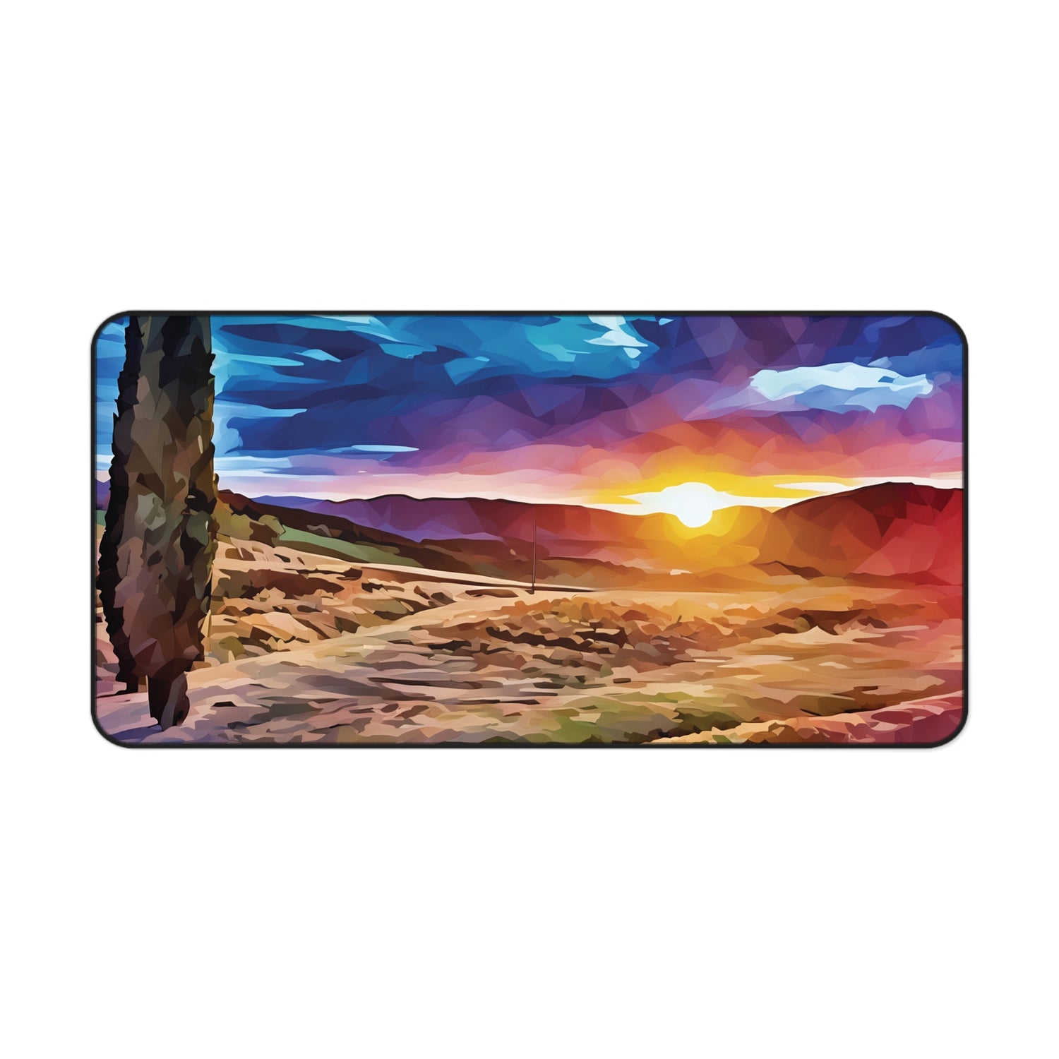 Desk Mat - Poly Art - Tuscan Landscape (Variant 2)