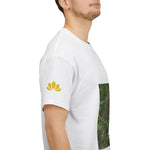 Unisex Heavy Cotton Tee - Flower of Knautia Integrifolia (Ambretta Annuale)