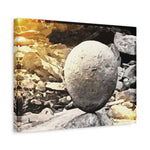 Stretched Matte Canvas - Stone Balance (Variant 1)