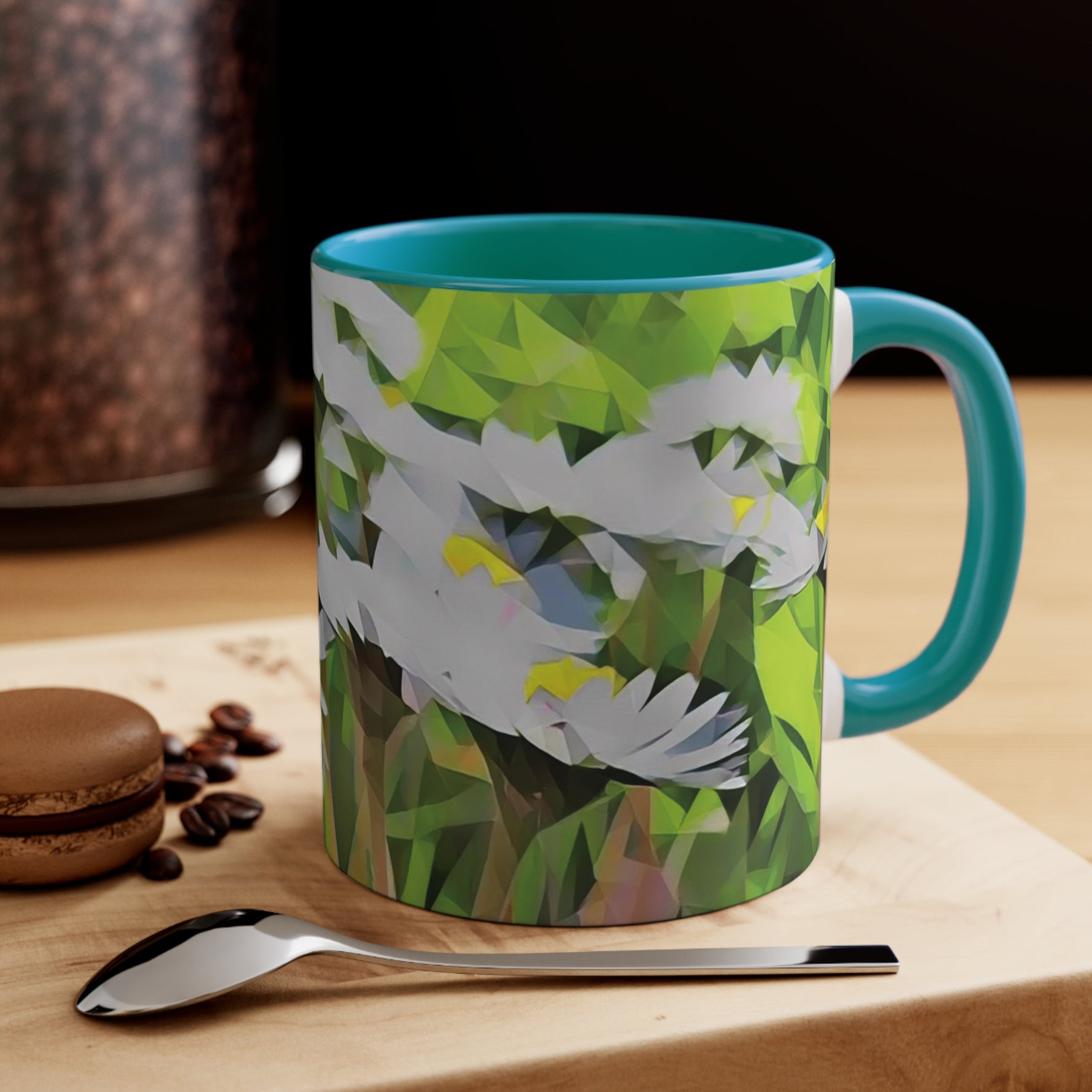 Mug 11oz - Poly Art - Flower of Daisies (Variant 01)