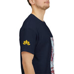 Unisex Heavy Cotton Tee - Poly Art - Apple's Tree Flower (Variant 4)