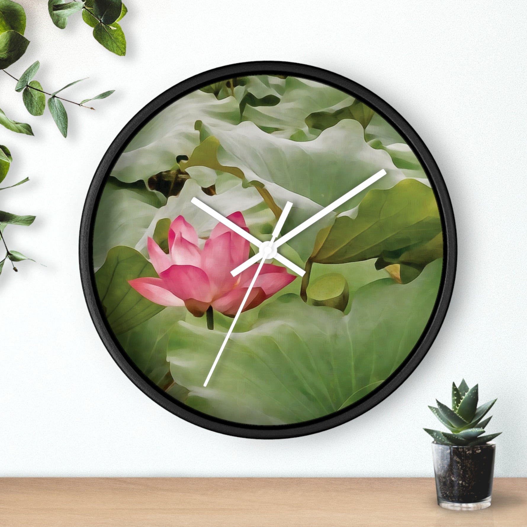 Wall Clock - Flower of Lotus (Variant 1)