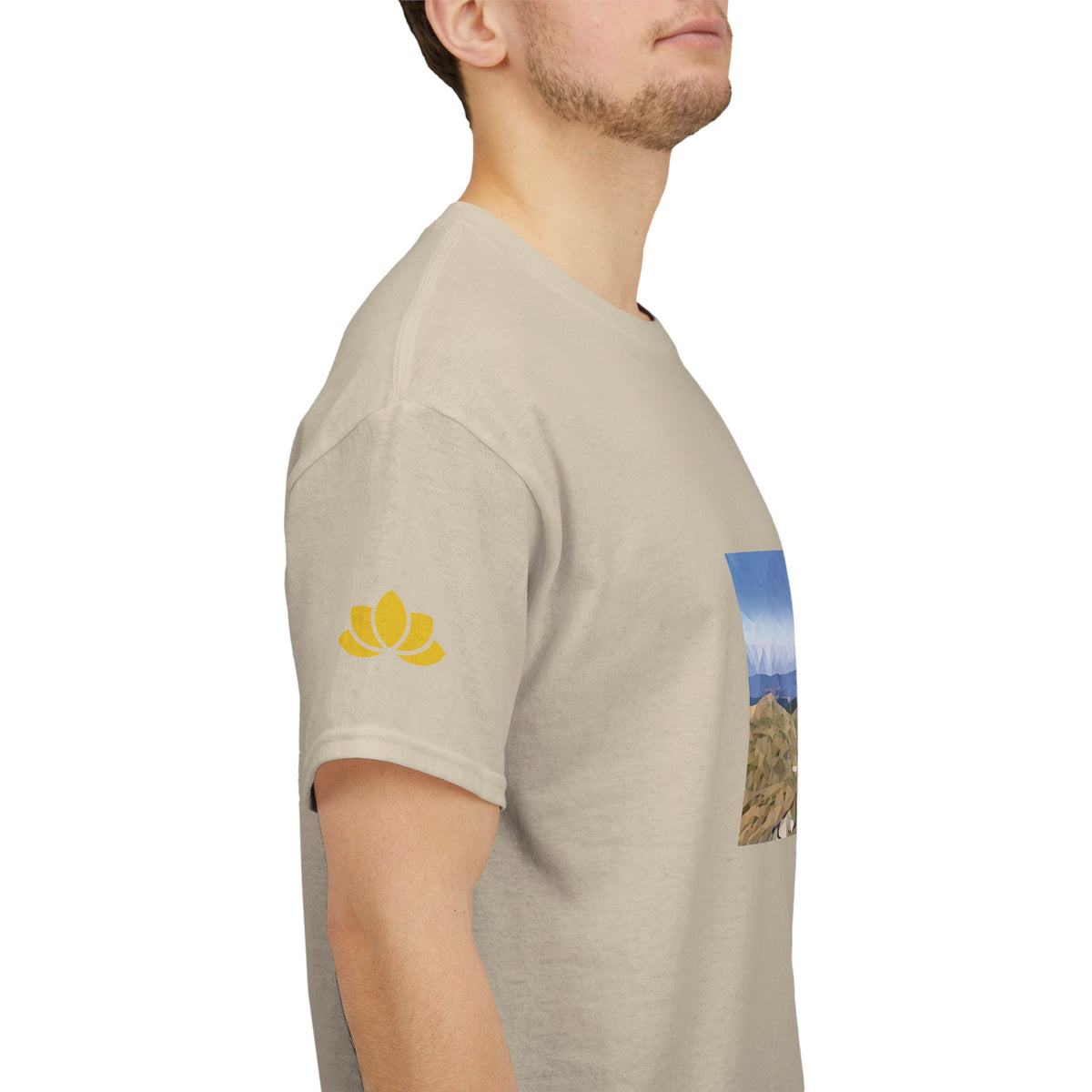 Unisex Heavy Cotton Tee - Poly Art - Rila Lakes