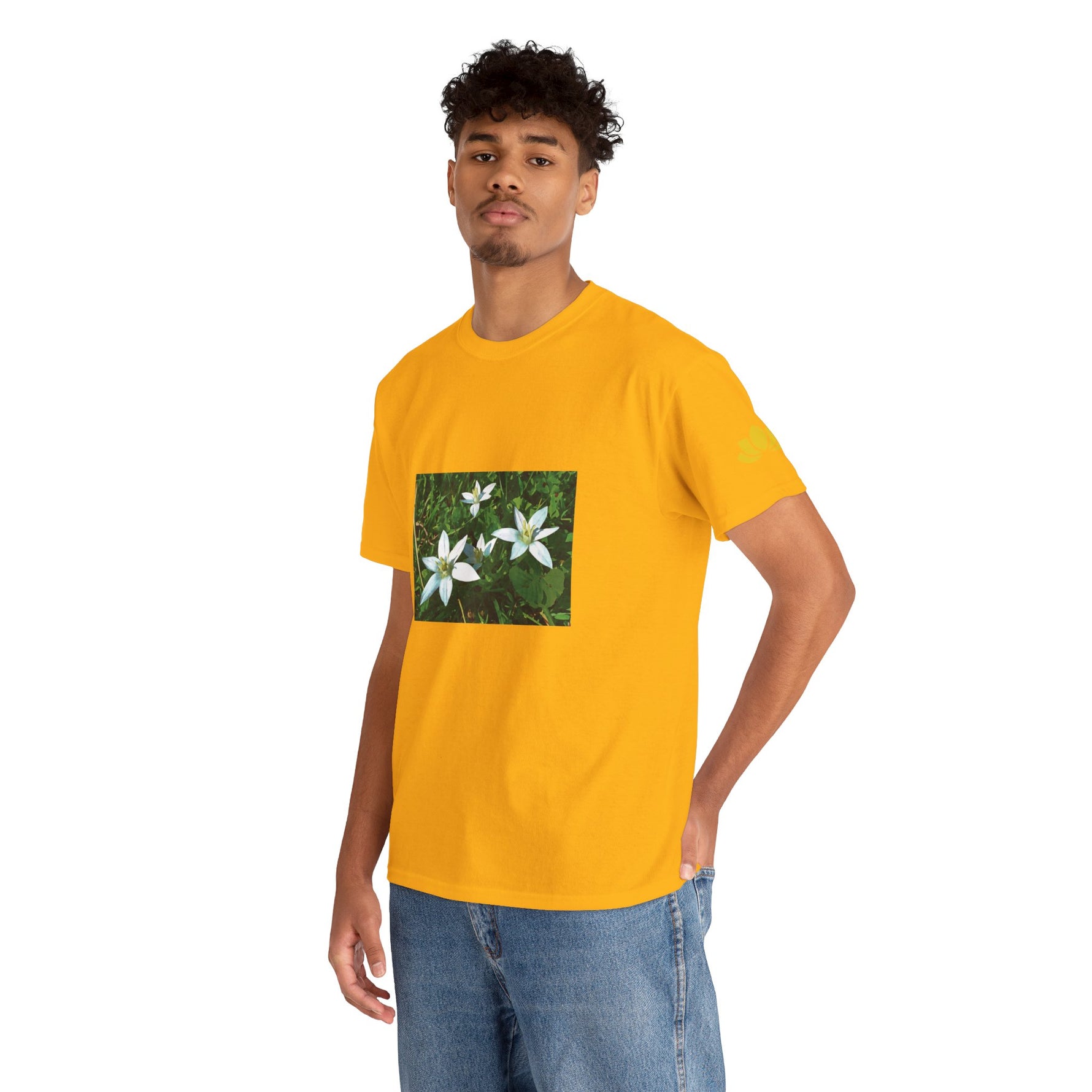 Unisex Heavy Cotton Tee - Flower of Ornithogalum