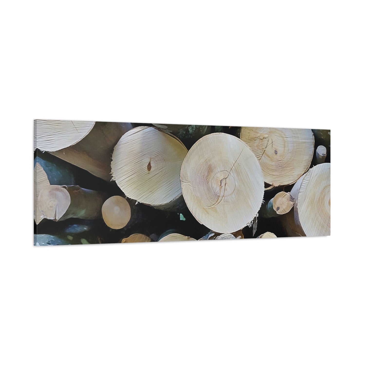 Stretched Matte Canvas - Wooden Trunks (Variant 1)