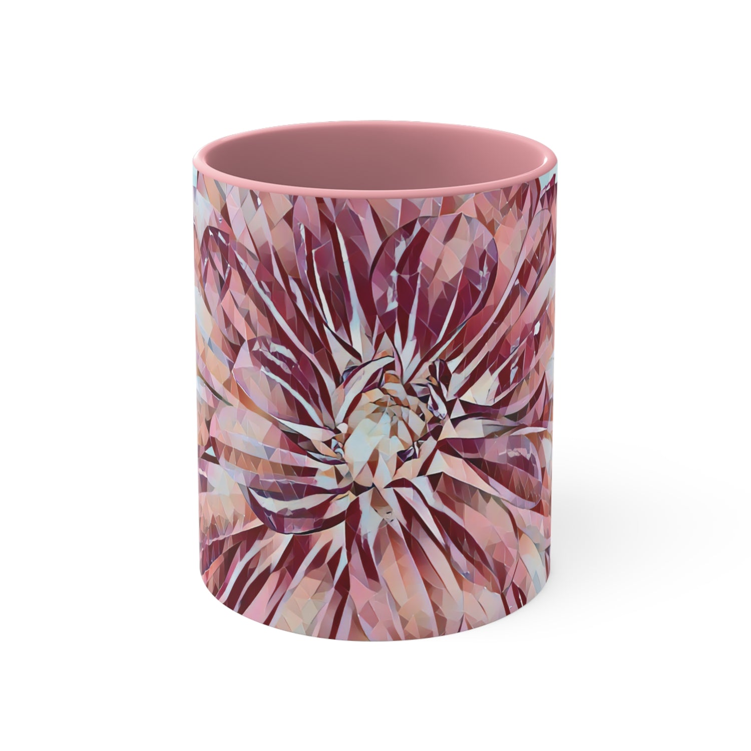 Mug 11oz - Poly Art - Flower of Dahlia (Variant 2)