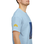 Unisex Heavy Cotton Tee - Nepal, Buddha's Eyes (Variant 2)
