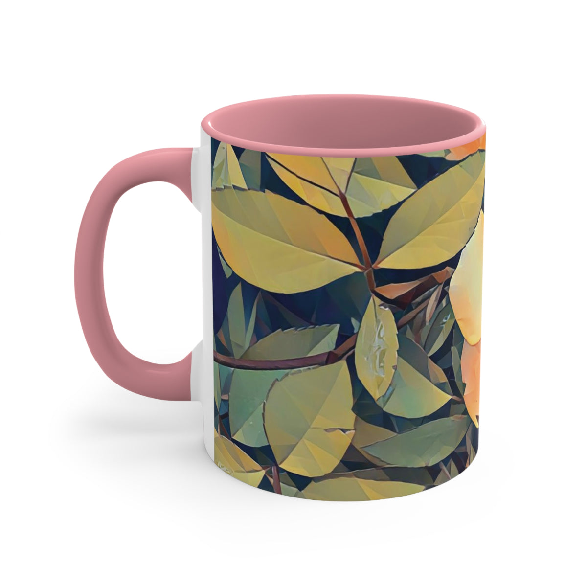 Mug 11oz - Poly Art - Flower of Rose (Variant 2)