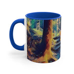 Mug 11oz - Poly Art - Forest, a Path (Variant 1)