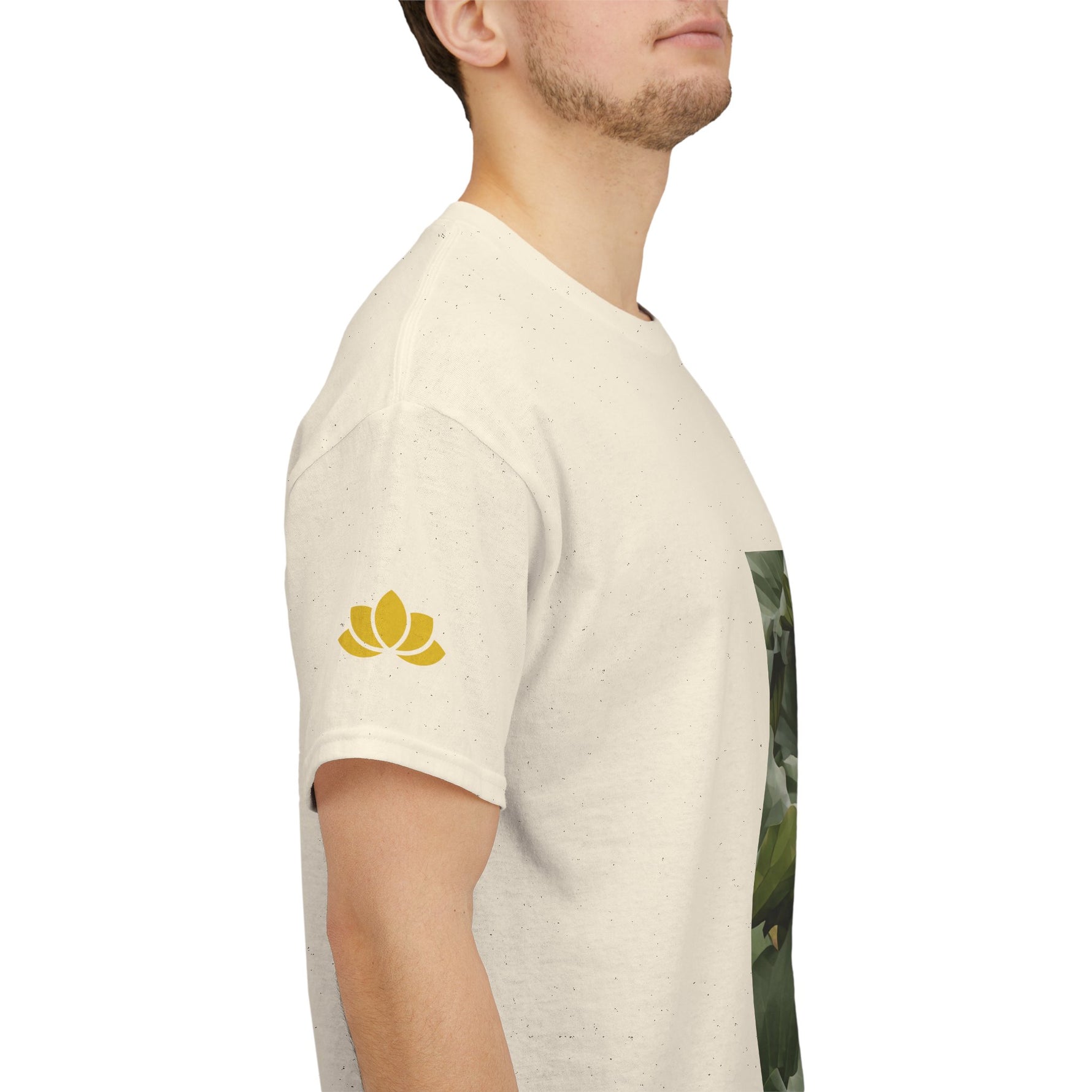 Unisex Heavy Cotton Tee - Poly Art - Flower of Lotus (Variant 2)