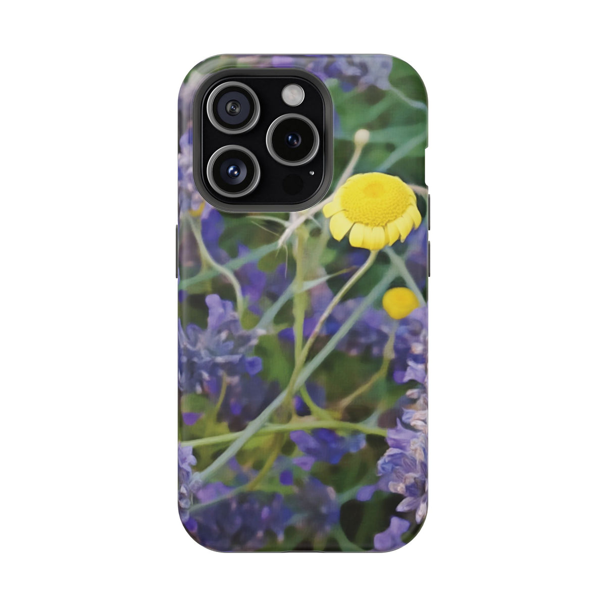 Magnetic Tough Phone Case - Flower of Lavender and Chamomile