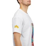 Unisex Heavy Cotton Tee - Poly Art - Apple's Tree Flower (Variant 3)
