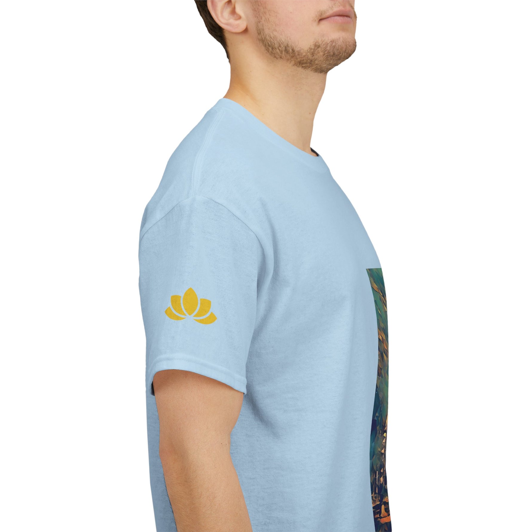 Unisex Heavy Cotton Tee - Poly Art - Forest (Variant 2)