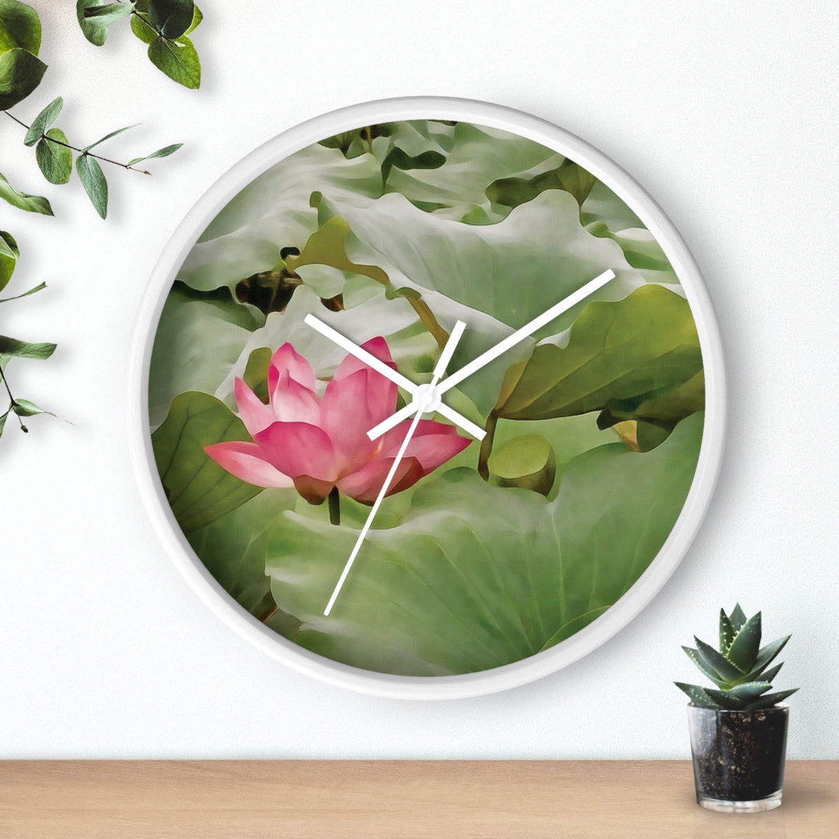 Wall Clock - Flower of Lotus (Variant 1)
