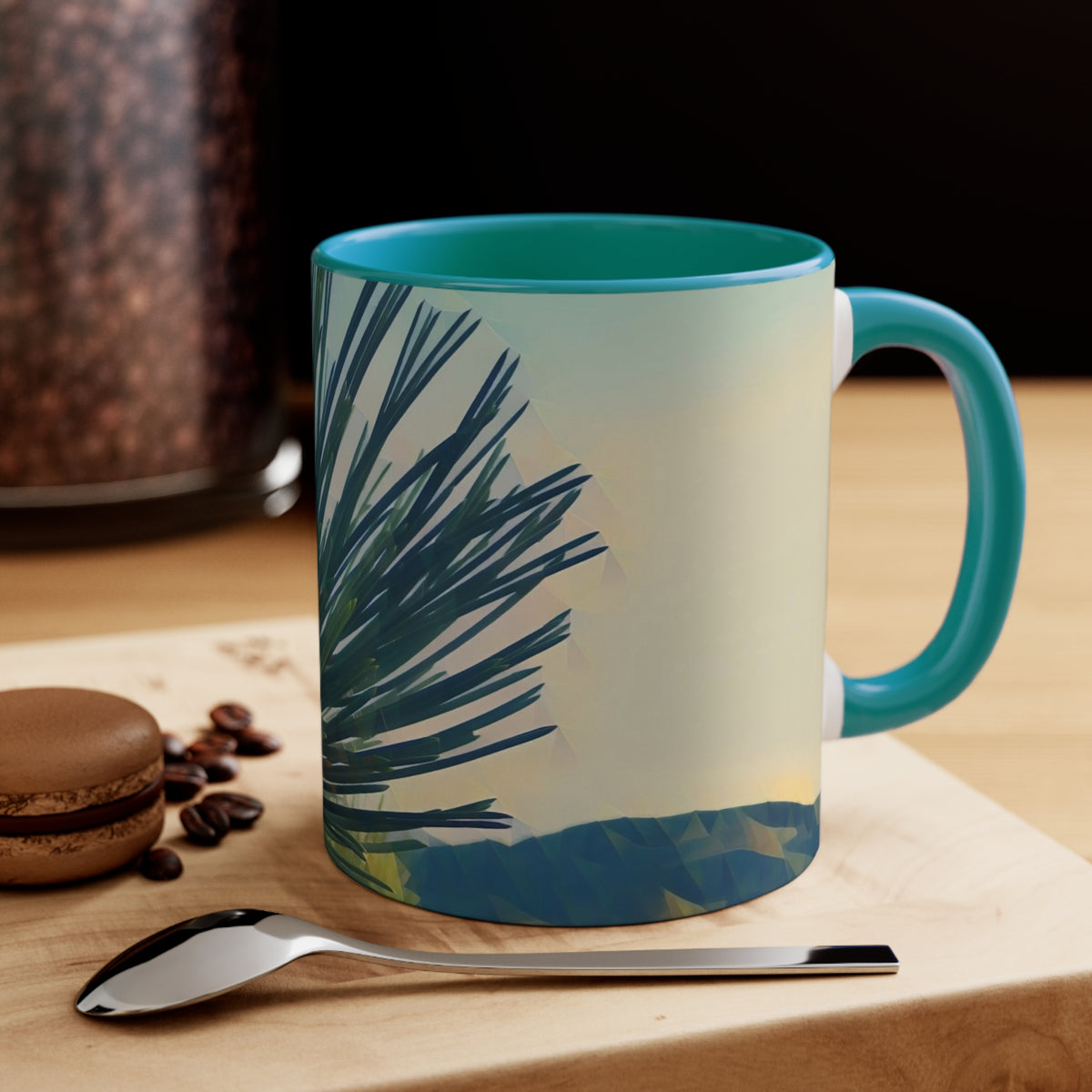 Mug 11oz - Poly Art - Fir Pinecone