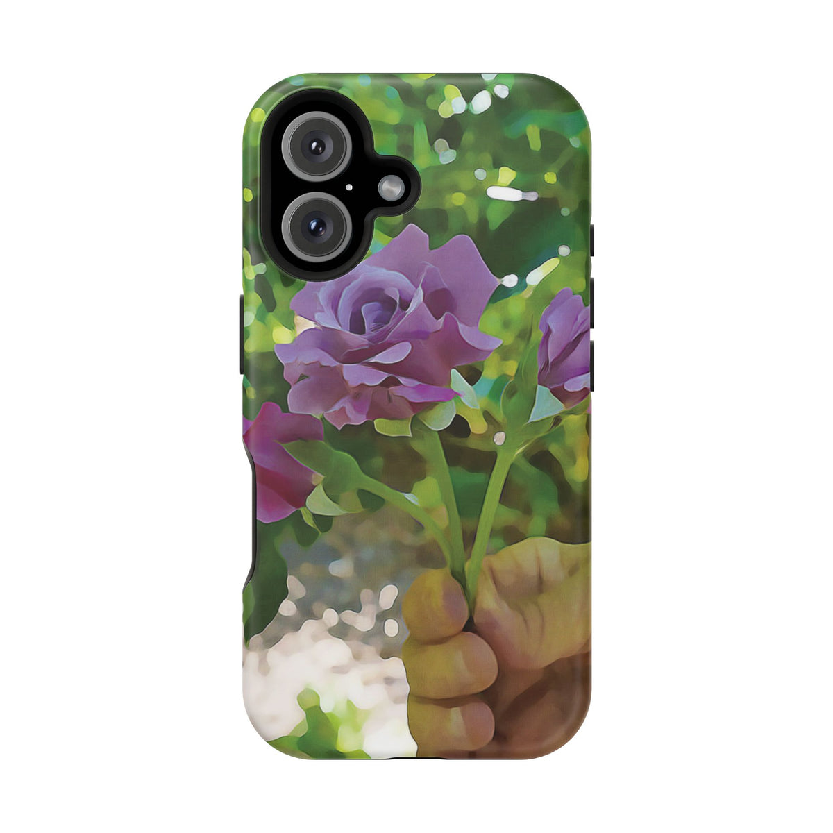 Magnetic Tough Phone Case - Flower of Rose, Small Bouquet
