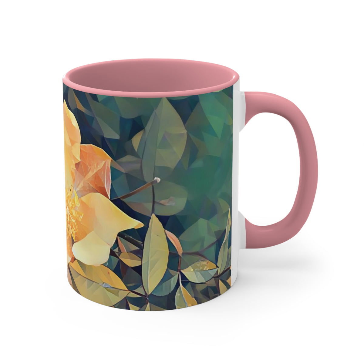 Mug 11oz - Poly Art - Flower of Rose (Variant 2)