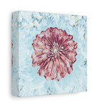 Stretched Matte Canvas - Poly Art - Flower of Dahlia (Variant 2)