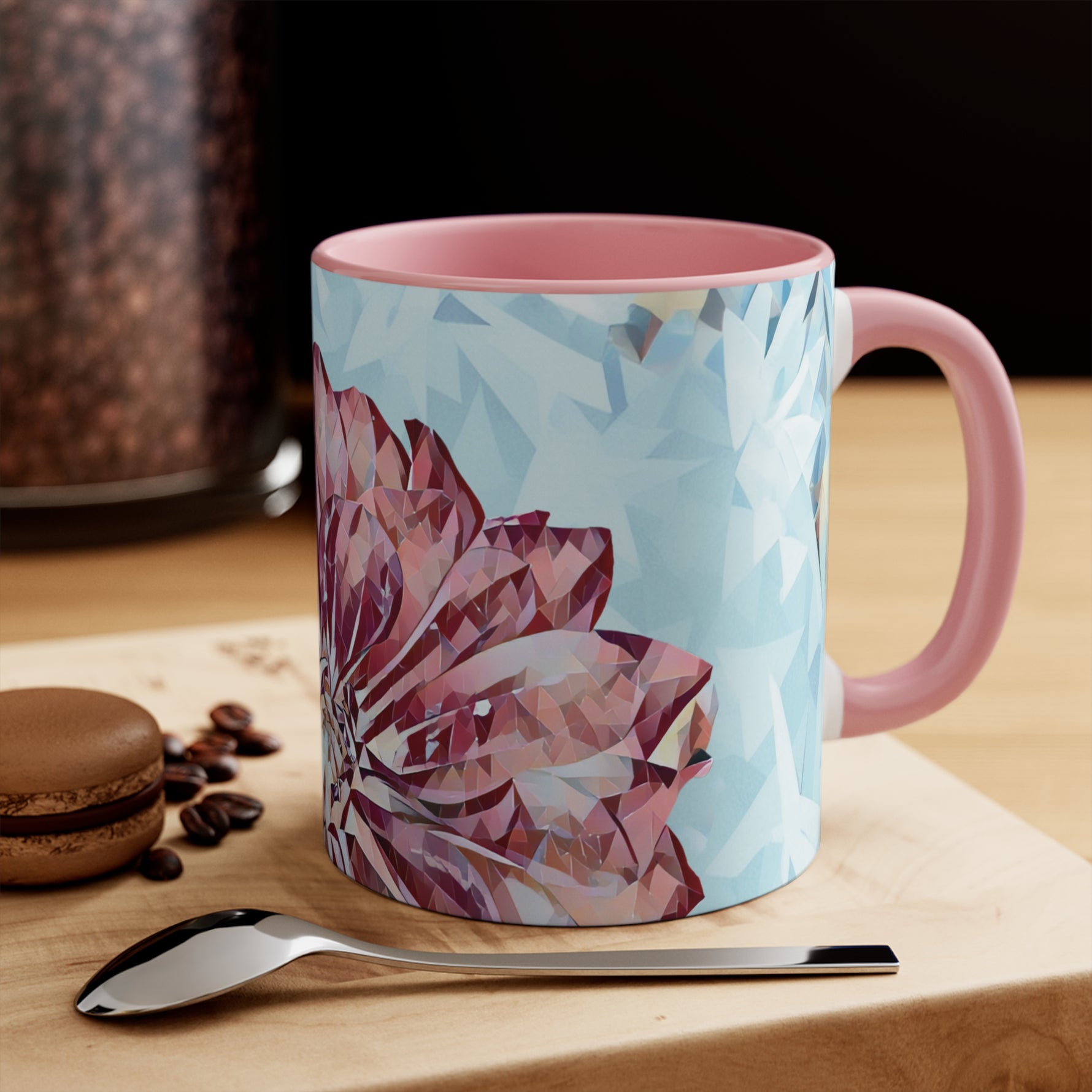 Mug 11oz - Poly Art - Flower of Dahlia (Variant 3)