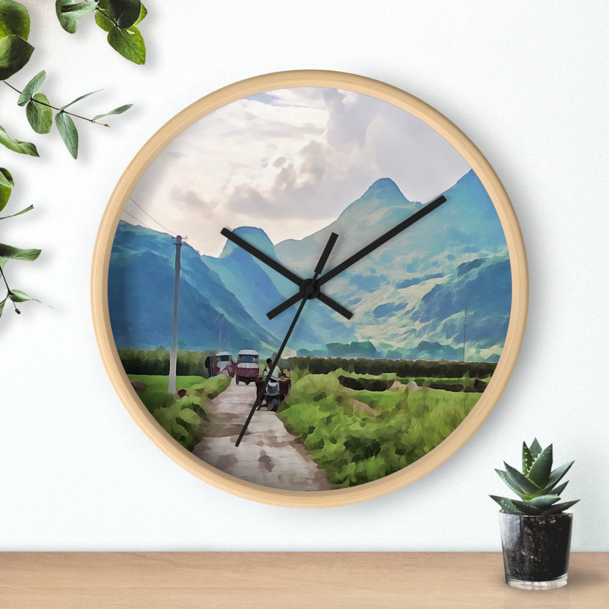 Wall Clock - China's Guilin Hills (Variant 1)