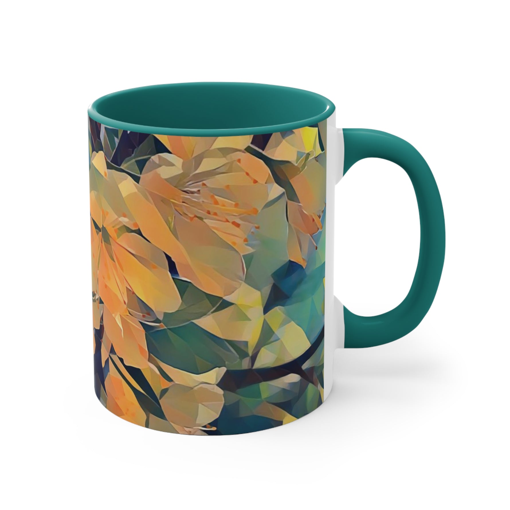 Mug 11oz - Poly Art - Apple's Tree Flower (Variant 2)