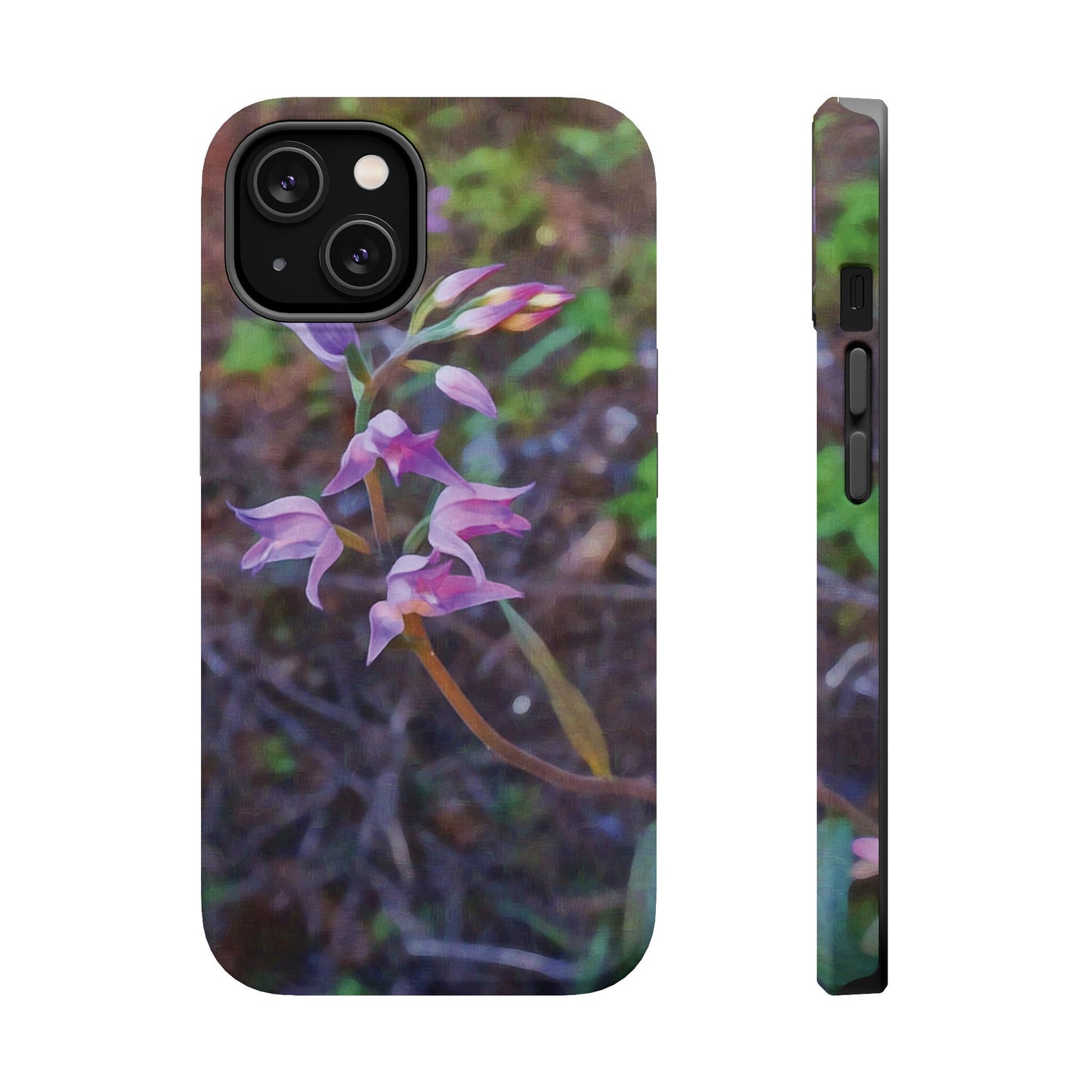 Magnetic Tough Phone Case - Flower of Cephalanthera Rubra