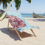 Beach Towel – Poly Art - Flower of Dahlia (Variant 4)
