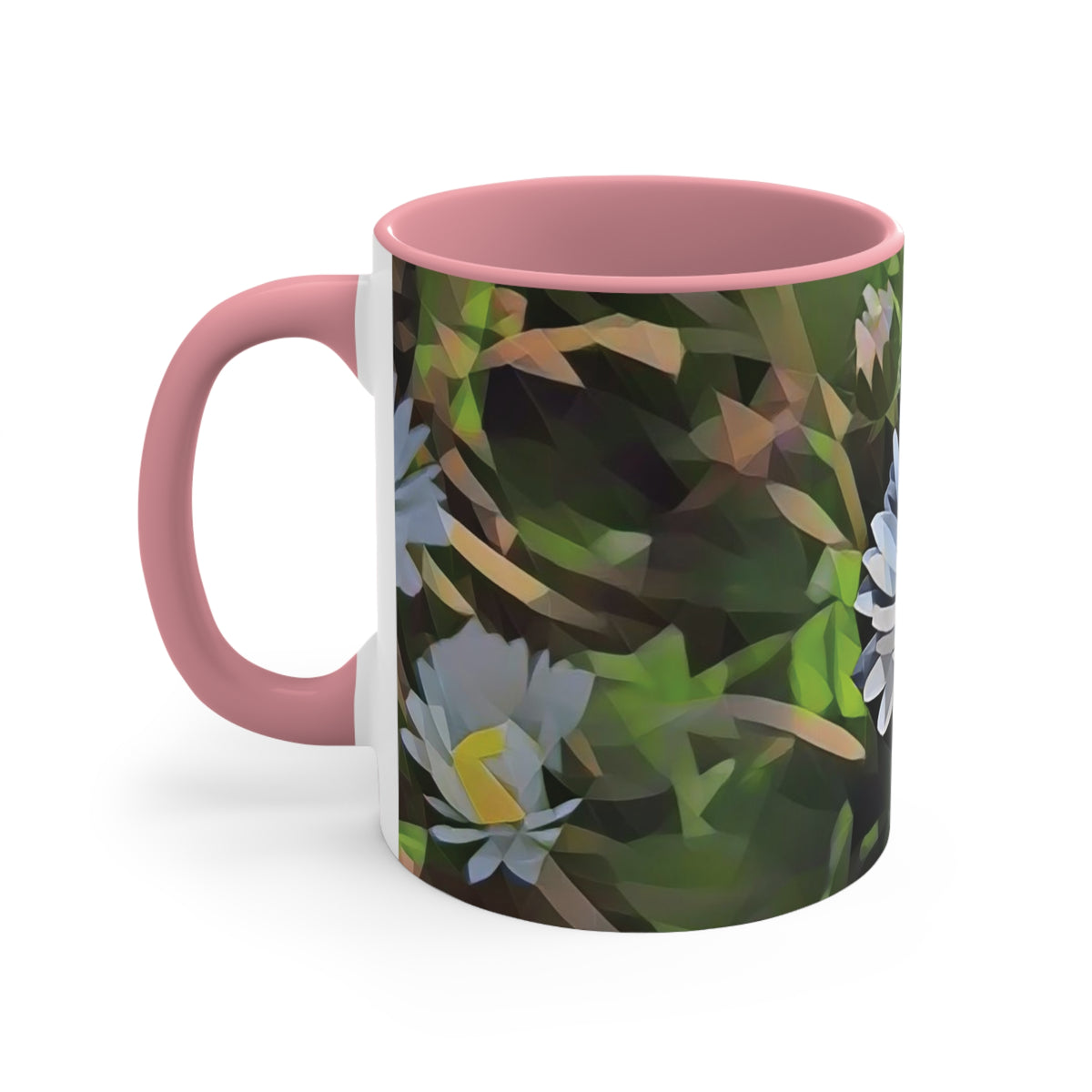 Mug 11oz - Poly Art - Flower of Daisies (Variant 04)