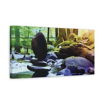 Stretched Matte Canvas - Stone Balance (Variant 2)