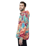 Windbreaker Jacket - Poly Art - Apple's Tree Flower (Variant 3)