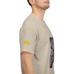 Unisex Heavy Cotton Tee - Poly Art - Wooden Trunks (Variant 1)
