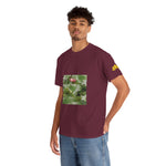 Unisex Heavy Cotton Tee - Flower of Lotus (Variant 2)