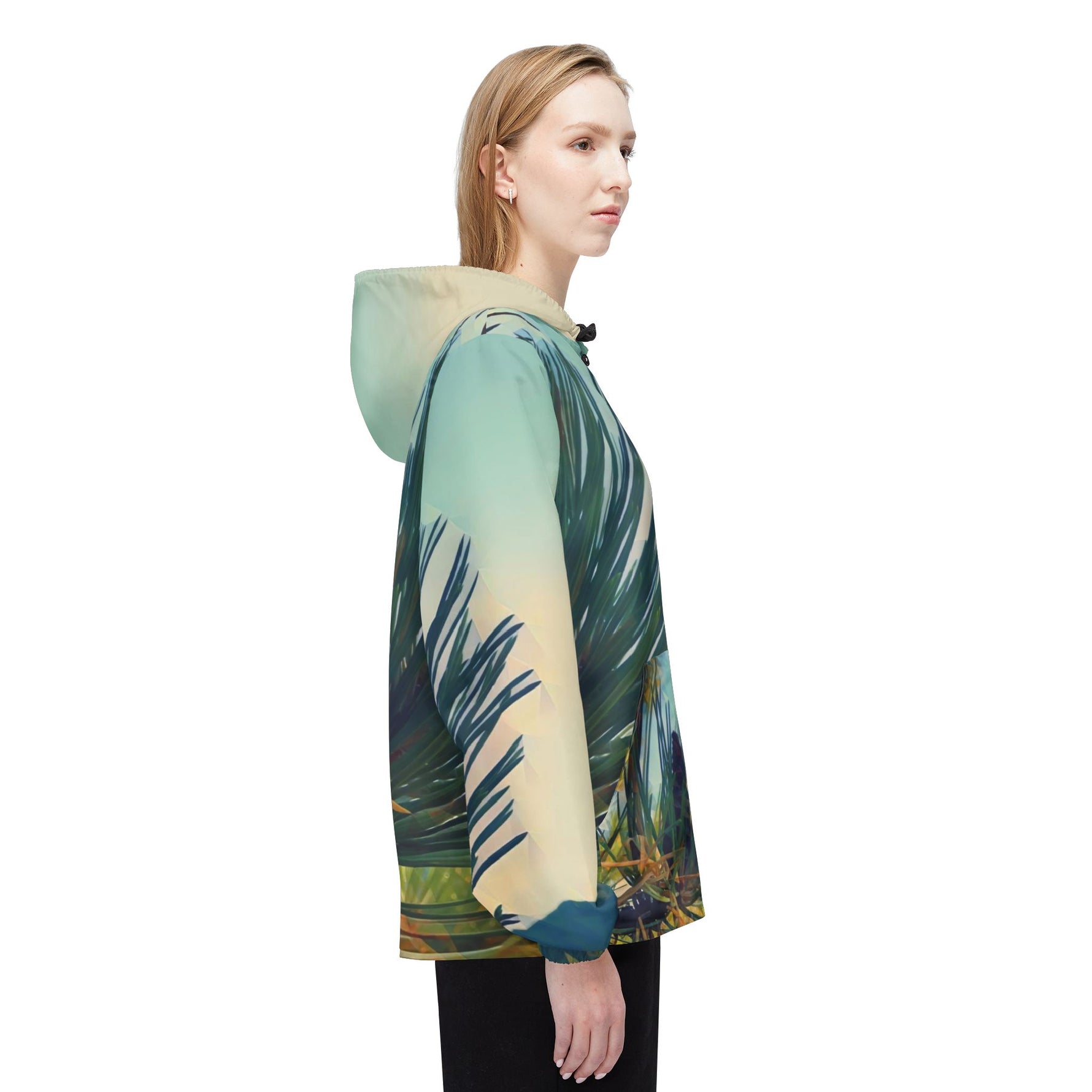 Windbreaker Jacket - Poly Art - Fir Pinecone