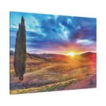 Stretched Matte Canvas - Tuscan Landscape (Variant 2)