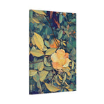 Stretched Matte Canvas - Poly Art - Flower of Rose (Variant 2)