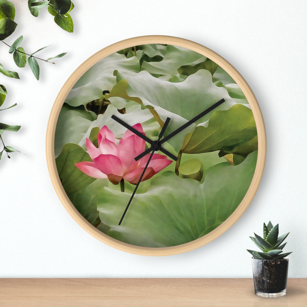 Wall Clock - Flower of Lotus (Variant 1)