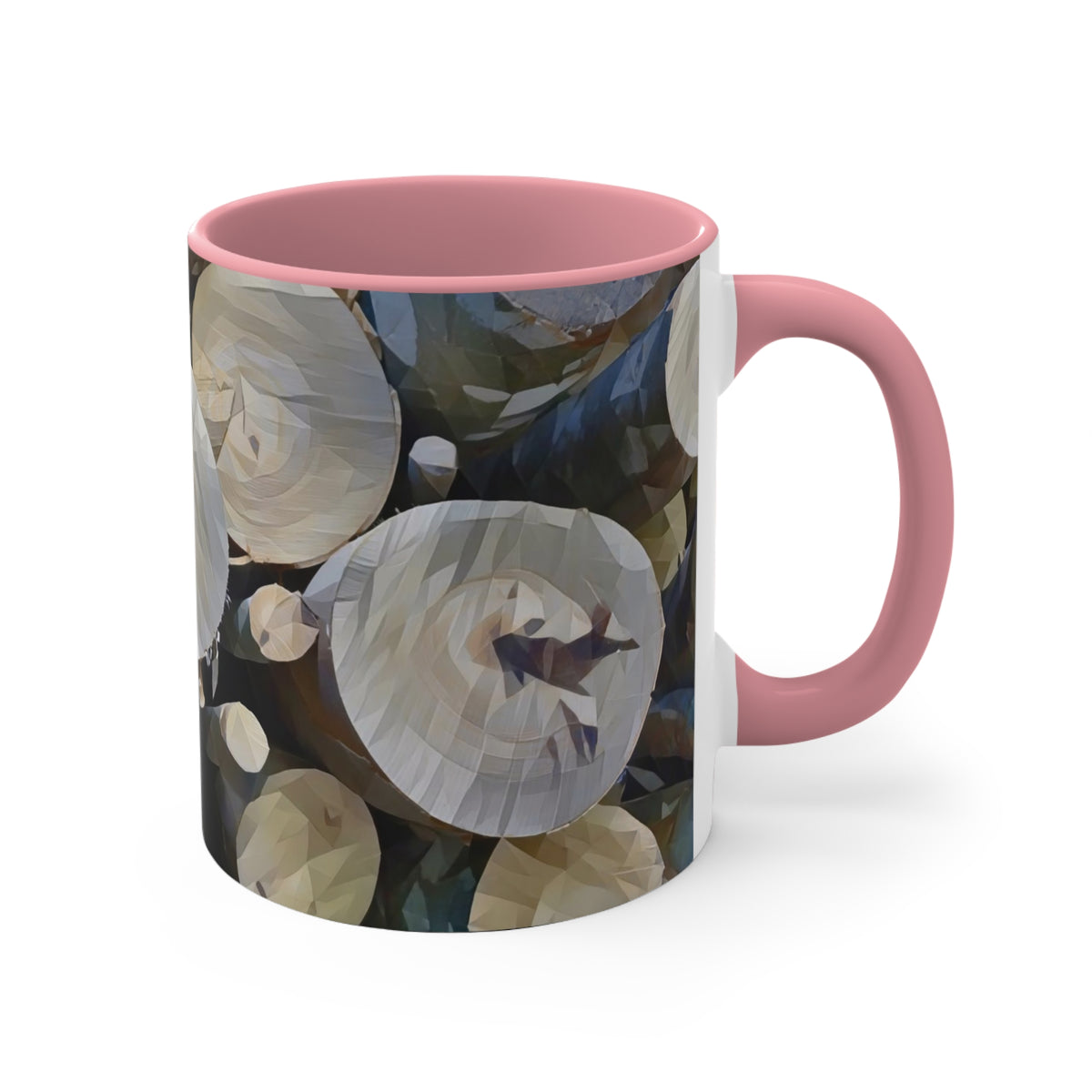 Mug 11oz - Poly Art - Wooden Trunks (Variant 2)