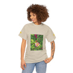 Unisex Heavy Cotton Tee - Flower of Rose