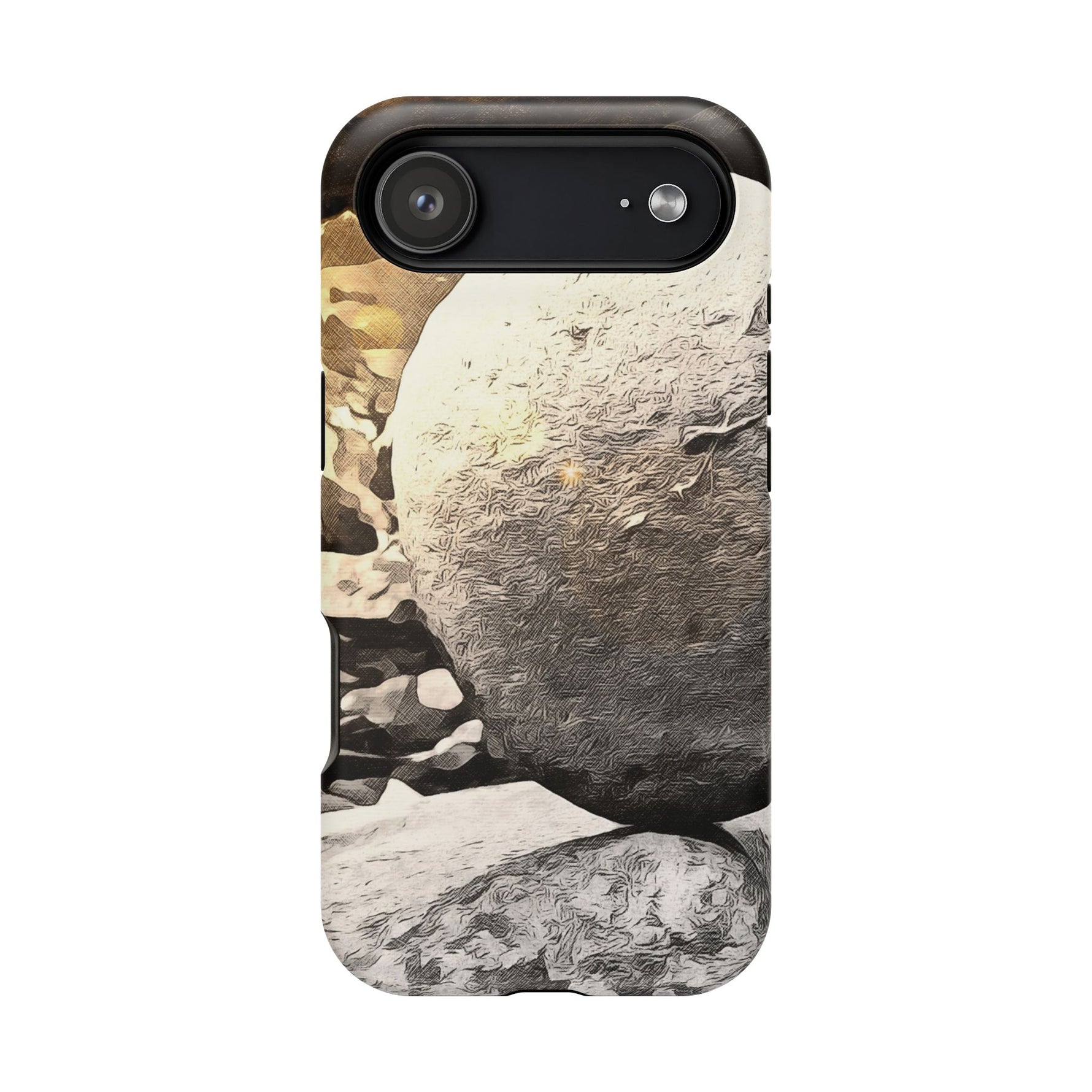 Magnetic Tough Phone Case - Stone Balance