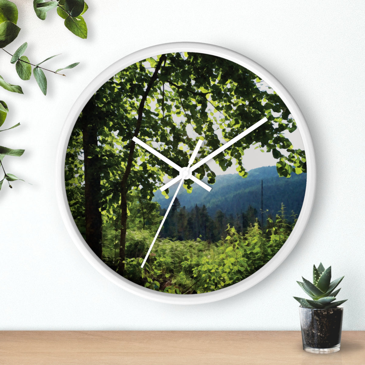 Wall Clock - Forest