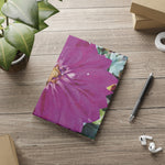 Hardcover Notebook with Puffy Covers - Flower of Dahlia