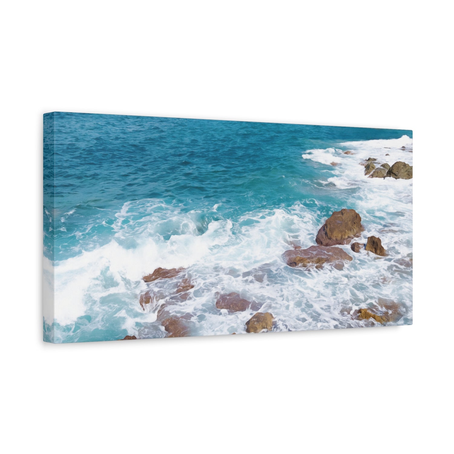 Stretched Matte Canvas - Sea (Variant 14)